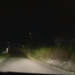 【幻想的】夜の山道で見た営業中のお店